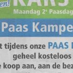 De Paas Kampeermarkt in het nieuws!